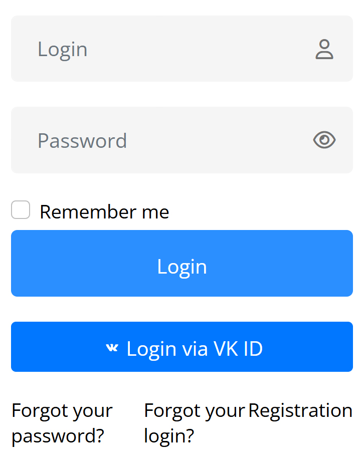 Плагин авторизации Вконтакте — Revation — Revation - изображение кнопки на английском языке